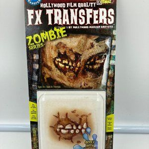 Zombie Undead Walker CHEEK DECAY 3D FX Transfer Halloween Costume Accessory
